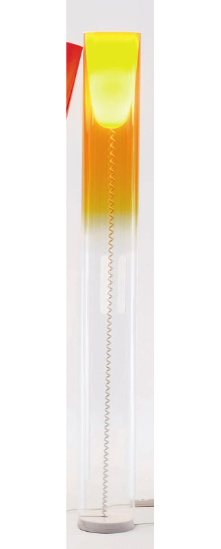 Lampe de table toobe, H 21,75 po x l 15,5 po x P 15,5 po, Orange