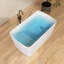 Baignoire autoportante 49 po en acrylique Lucite