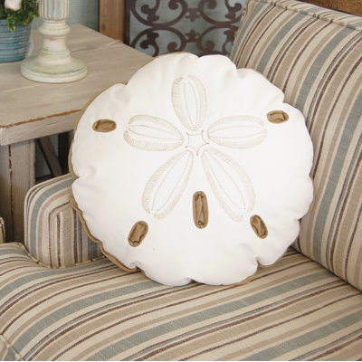 Embroidered Outdoor Throw Pillow