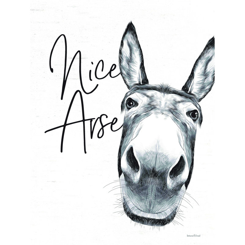 " Nice Arse ", 16" H x 12" W  