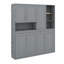 Lit escamotable mural avec armoire supérieure, tablettes, lit pliable peu encombrant avec éclairage et port USB-1963112600