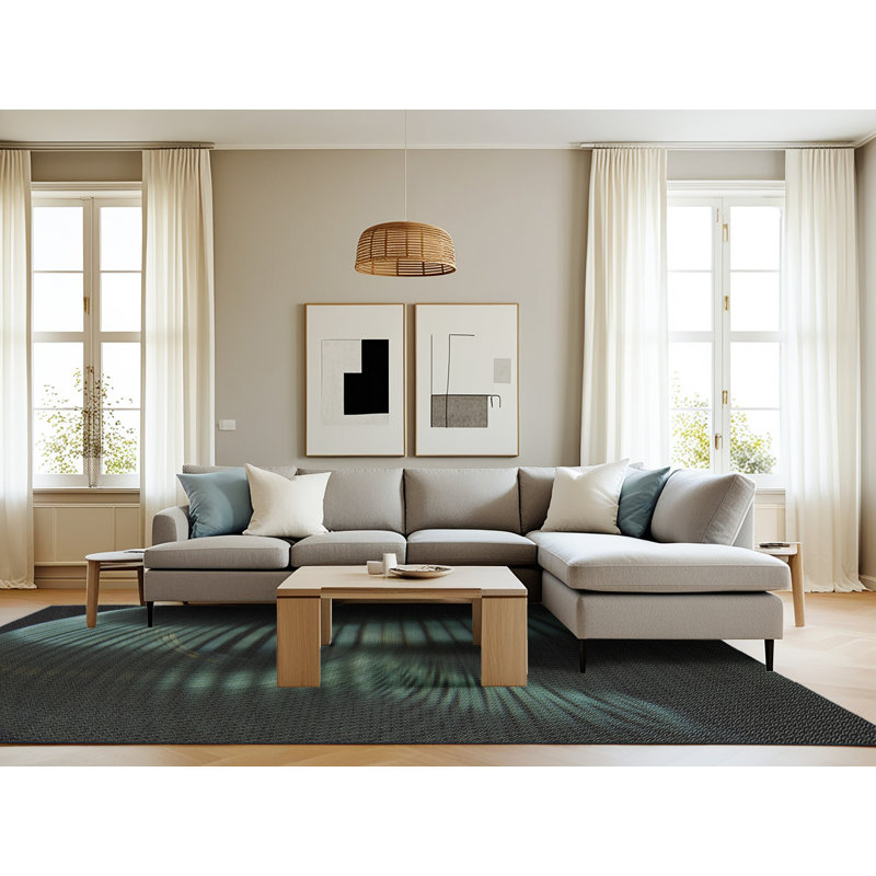 Geometric Indoor Rug, Rectangle 8' x 10'