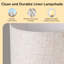 28.5CM Metal Table Lamp With Linen Shade