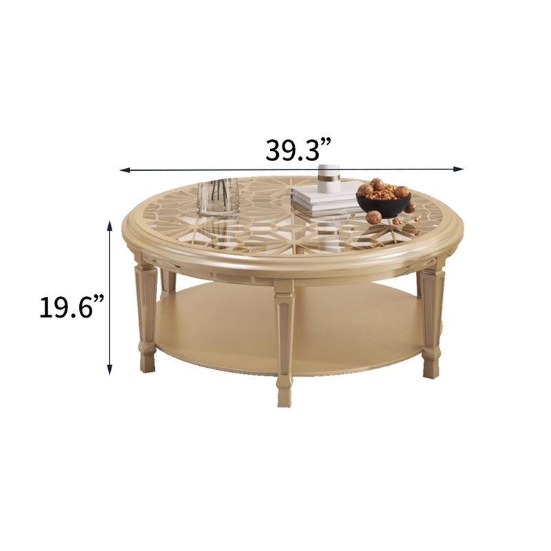 Table basse luxueuse de style européen