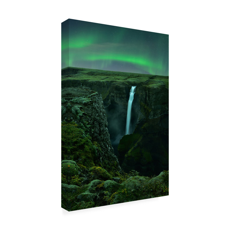 «Mei Xu Green Night», art sur toile, H 24 po x l 16 po