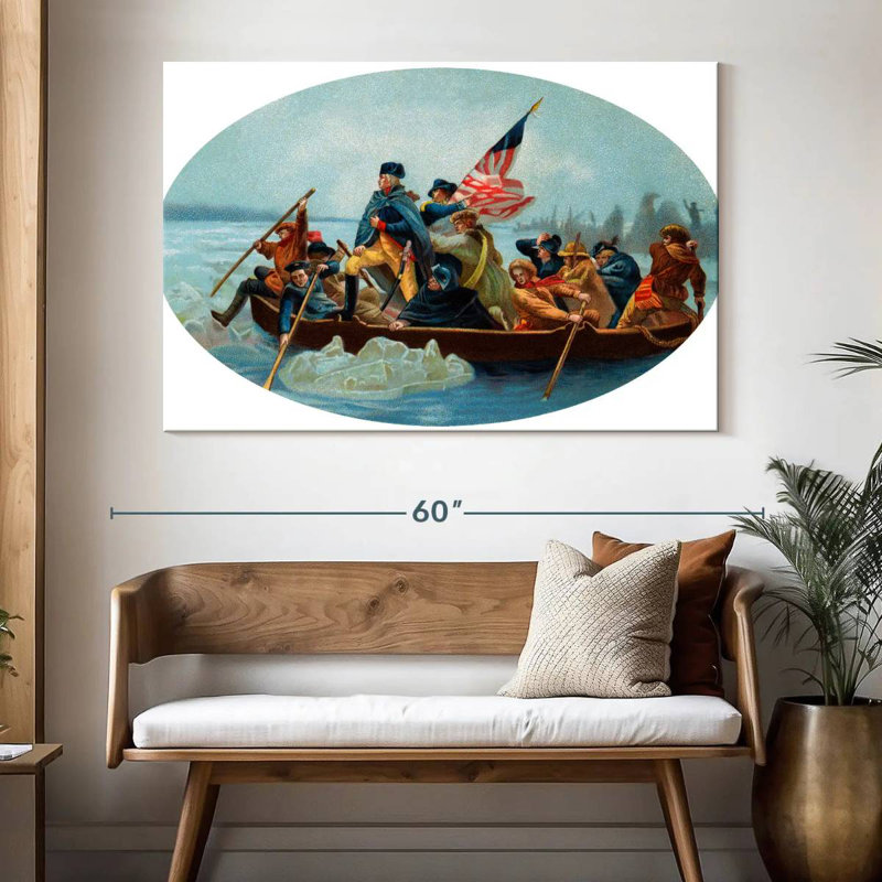 Lelar Washington Delaware, 34" H x 51" W