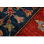 Tapis rouge à motif floral 5 x 7