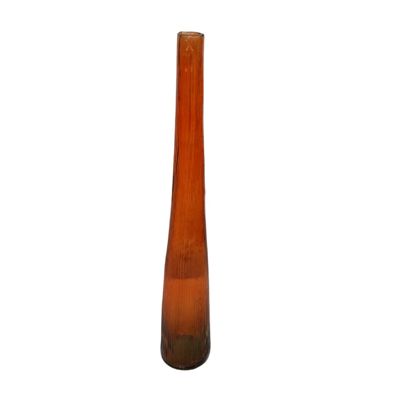 Montana Harmony Orange H 23.2" Vase, L 3.54" x W 3.54" x H 23.22", Orange
