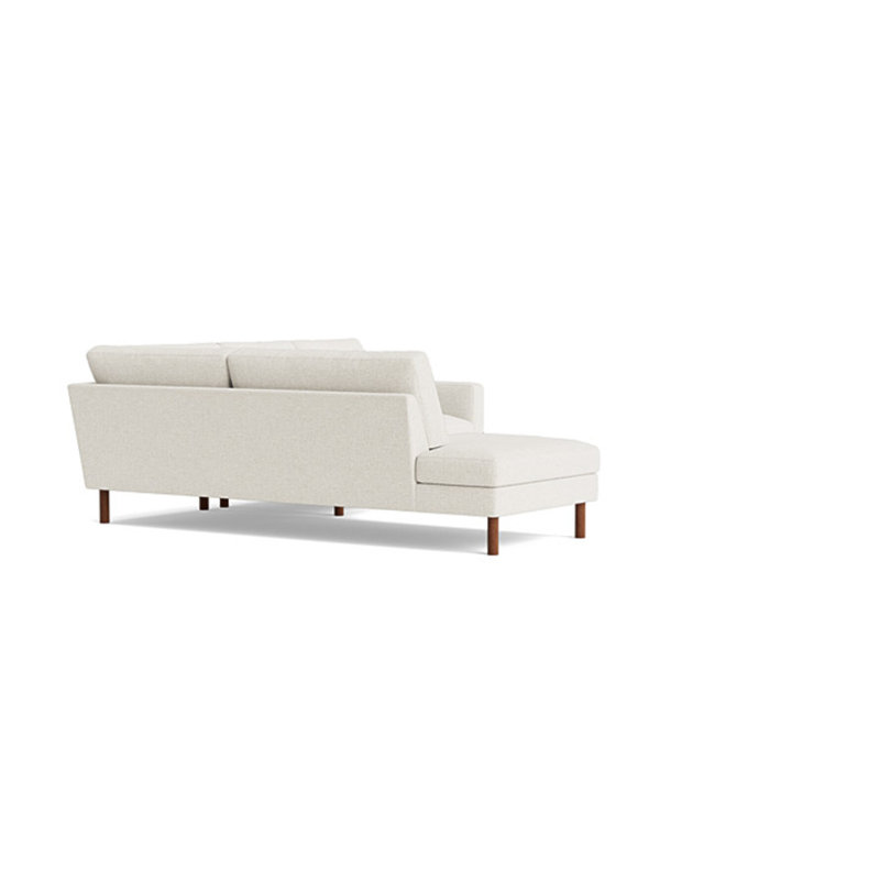 Laguna Sectional, Performance Weave - Zinc, Left Hand Facing