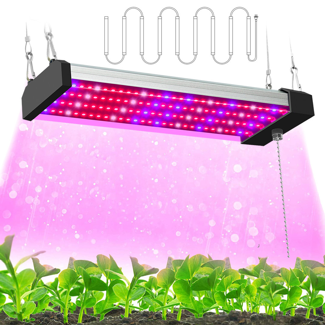 Pflanzenlampe Led, 30 Cm Vollspektrum 58Leds Grow Lampe Für Zimmerpflanzen, Pflanzenlicht Mit Reflektor/Daisy Chain Funk...