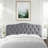 Adjustable Height Headboard with Linen Upholstery and Button Tufting for Bedroom-321552870