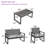 4 Piece Seating Group with Cushions