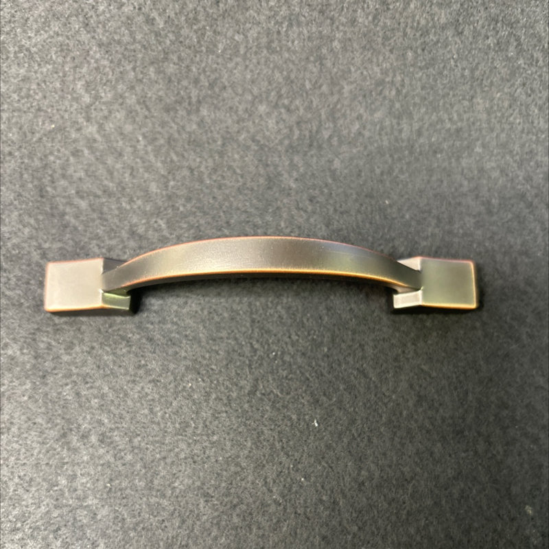 (Paquet de 5) Poignée Decca bronze avec détails cuivrés