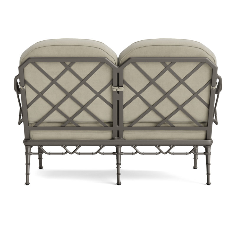 Calcutta Outdoor 2 - Seat Loveseat, Fusion Charcoal, Mica