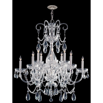 Boykin 12 - Light Glass Chandelier