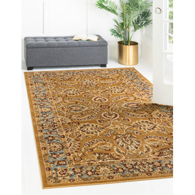 Tapis oriental brun clair / brun Niles