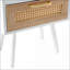 Table basse de salon avec pieds en bois massif Rangement coulissant-1053472954
