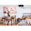 Magnetic Memo Board Whiteboard - 120 x 60 cm - With Marker and Magnets - Pink marble