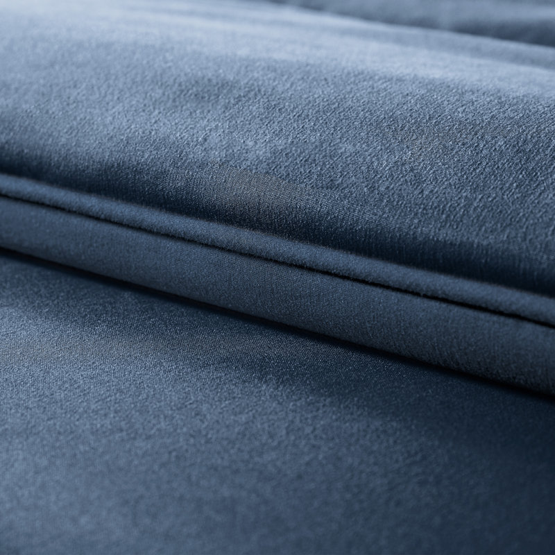 Box Stitch Comforter, Twin Comforter, Flint Stone Blue