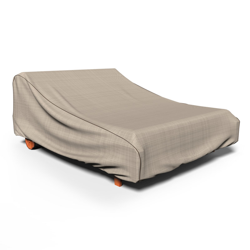 Housse pour chaise longue de patio résistante à l'eau Miguel, H 32 po x l 64 po x P 80 po