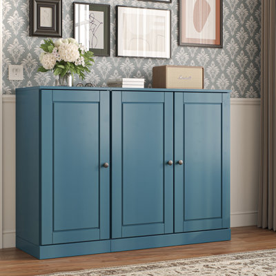 Armoire à chaussures 100% en bois massif avec portes à panneaux surélevés, tablettes réglables, rangement modulaire pour vestibule, l 48,5 po x H 35,75 po
