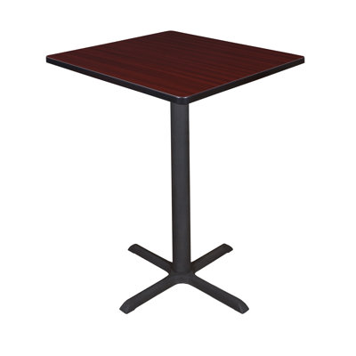 Neyland Cain Square X-Base Cafe Table by Inbox Zero