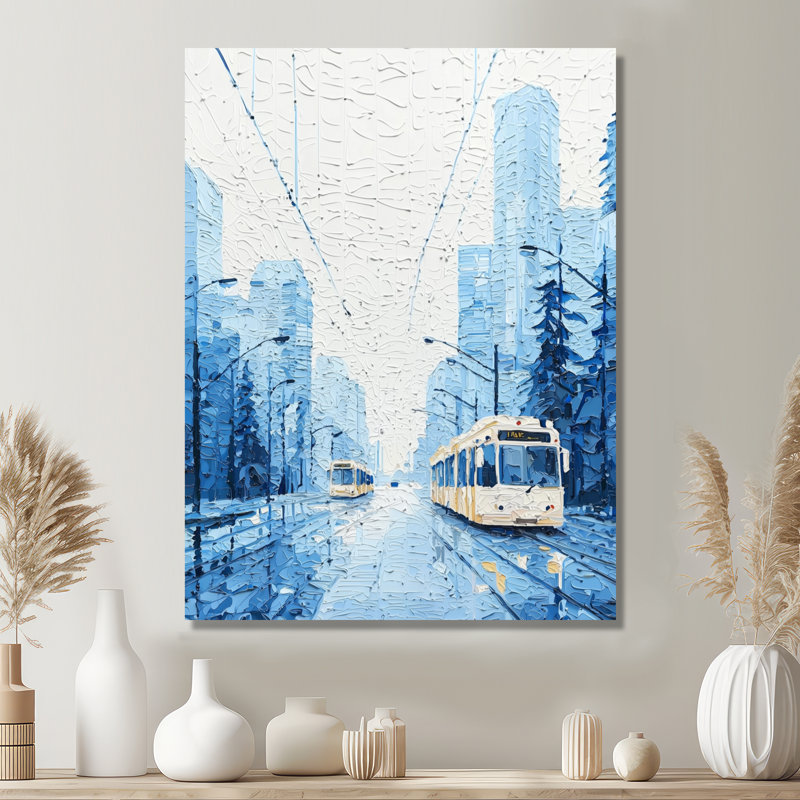«Vancouver Majestic Cityscape I - Cityscapes», impression murale en métal, H 44 po x l 34 po