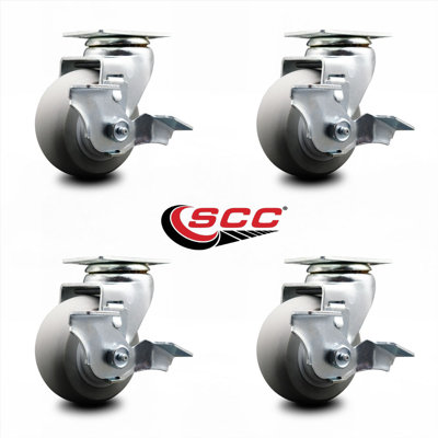 Thermoplastic Rubber Swivel Caster