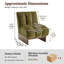 Fauteuil d'appoint moderne, méridienne rembourrée avec base en bois massif, fauteuil de lecture design pour le salon et la chambre à coucher-343340743