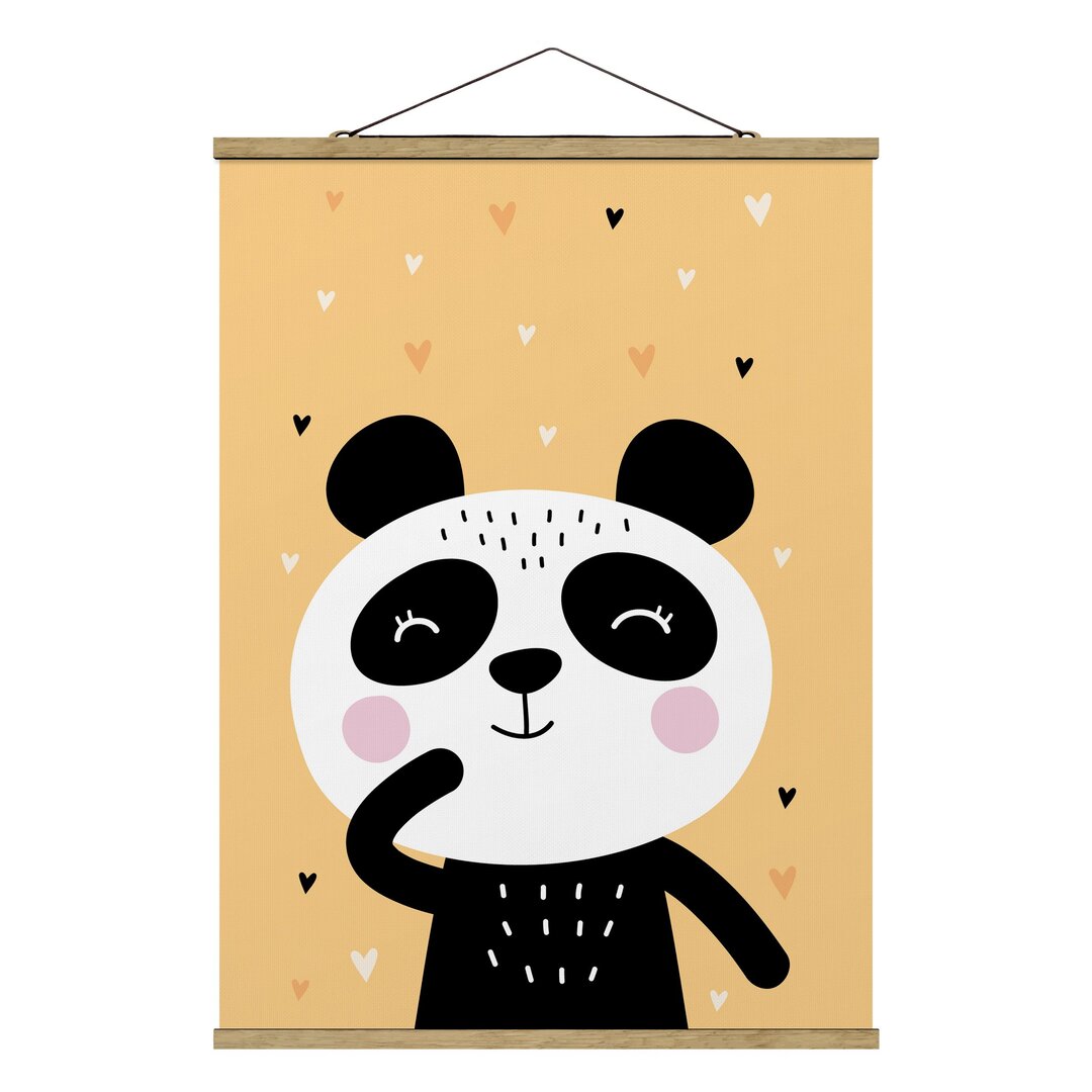 Wandbild Lucky Panda