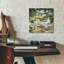  «Tuscany Terrace 1» par Allayn Stevens, art mural en verre acrylique, 12 po x 12 po