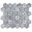 Carreau de mosaïque en porcelaine pour plancher et mur de 11-1 / 8 po x 12-5 / 8 po Medley Hex-51020432