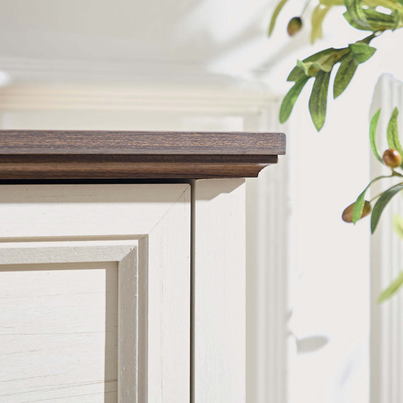 Commode de rangement avec 6 tiroirs, Noyer