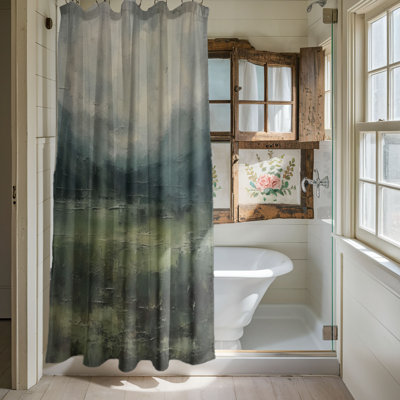 Foscalina Abstract Shower Curtain