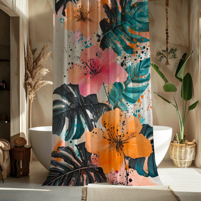 Rideau de douche Sunspired Island Bloom