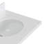 Meuble-lavabo ovale double 60 po avec comptoir en quartz de Carrare Ariel Kellie-105988612