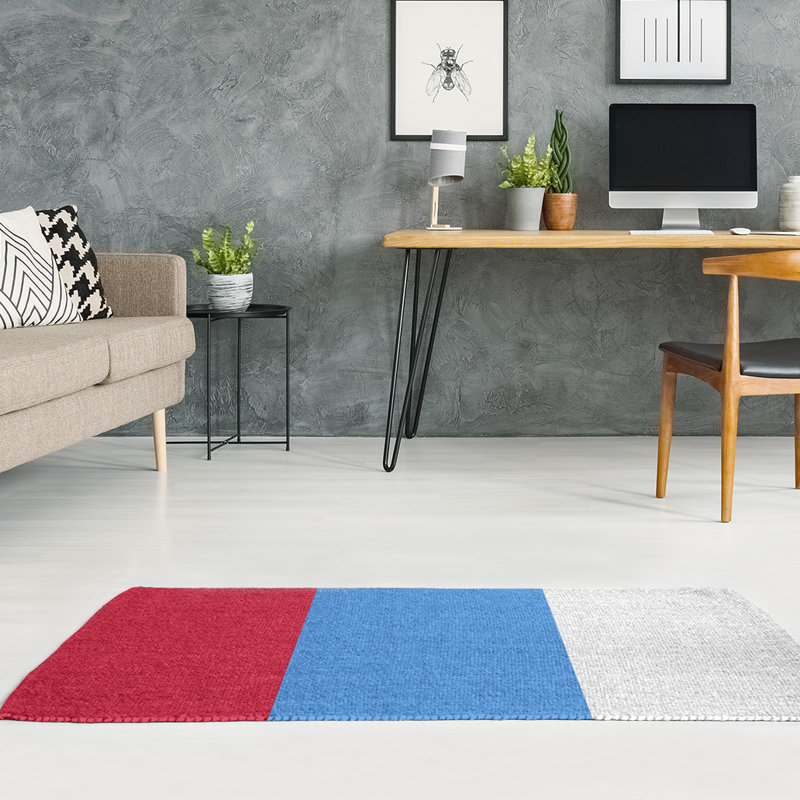 Tapis rouge football rouge/bleu/gris tennessee, Rectangle 3 pi x 5 pi, Oui