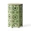 Tables d'appoint - 2 po, style découpé, tubes de fer, sarcelle craquelé, rehausse l'espace de la cour, aucune table d'assemblage requise Deux tailles différentes, design, bleu, idéal pour la décoration extérieure-1858395512