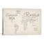 « World Map » par Michael Tompsett, art textuel sur toile-404914204-486266862-404914205