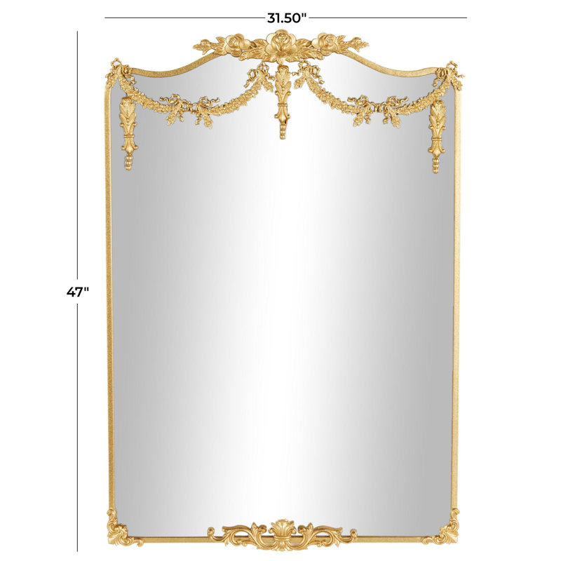 Krystn Metal Rectangle Wall Mirror