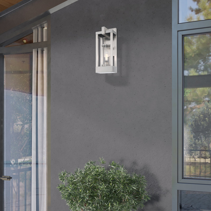 Trumble Wall Light, 16" H x 6.25" W x 6" D, Brushed Nickel