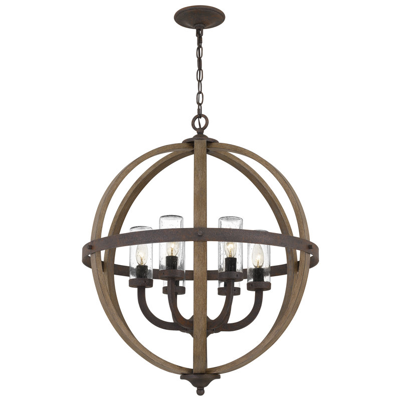 Luminaire suspendu sphère 6 lumières Powley