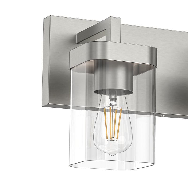 Molinell 3 - Light Dimmable Vanity Light, Brushed Nickel, 3 Lights