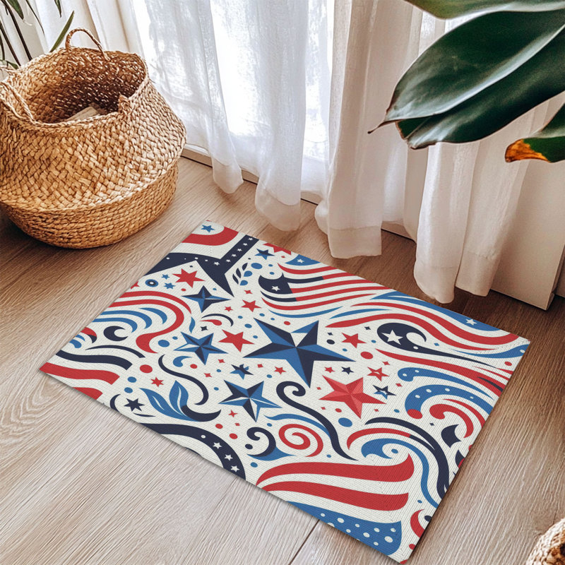 Tapis tressé étoilé, Rectangulaire 3 pi x 5 pi