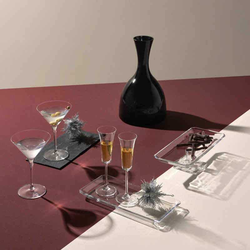 Nude Cantina Black Crystal 135.25 oz Wine Decanter