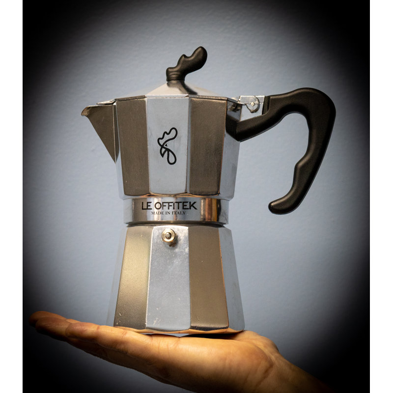 Lorren Home Trends Stovetop Espresso Maker, 6 Shots