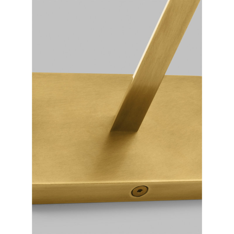 Dessau Dimmable LED Wall Mounted Picture Light, Natural Brass