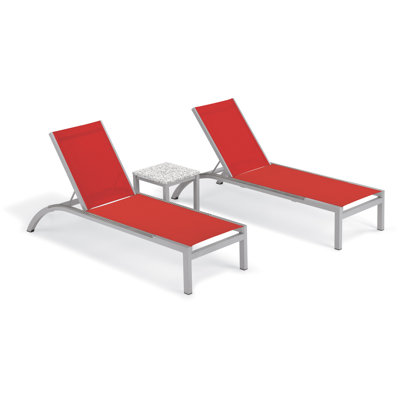 Argento And Travira Outdoor Chaise Lounge