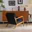 Fauteuil en chenille Mid-Century-134099074