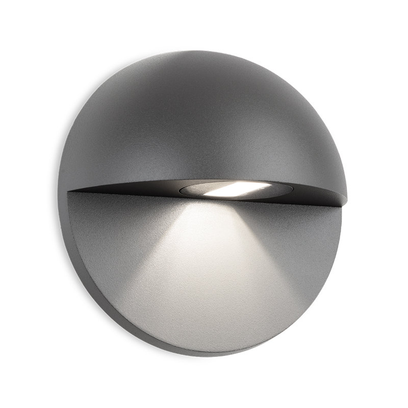 Graphite 15cm H Integrated LED Outdoor Sconce